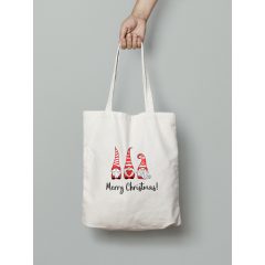 Karácsonyi manó vászontáska