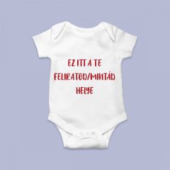 Egyedi mintájú baby body