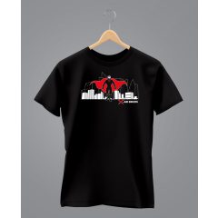 X-Aid Bikers támogatói póló City fekete